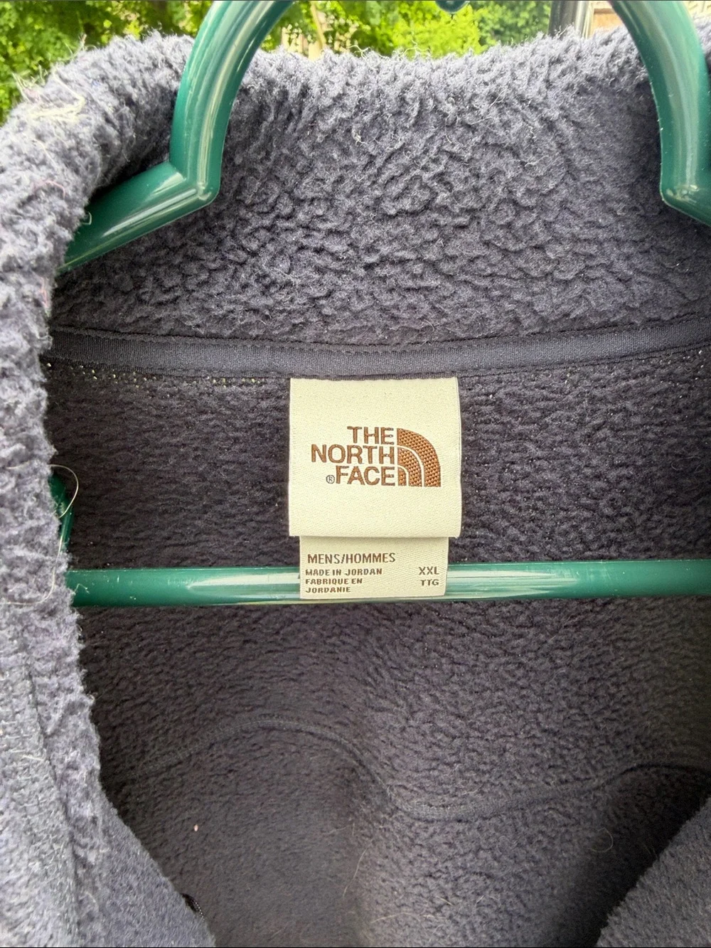 The North Face Men's Charcoal Fleece Vest - Full Zip